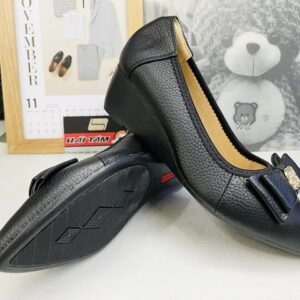 GIÀY BÚP BÊ ĐẾ XUỒNG MŨI NHỌN PHỐI NƠ ĐÍNH ĐÁ HP375