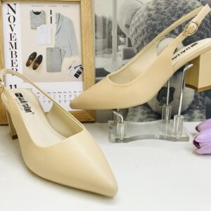 GIÀY CAO GÓT SLINGBACK MŨI NHỌN THANH LỊCH 9580