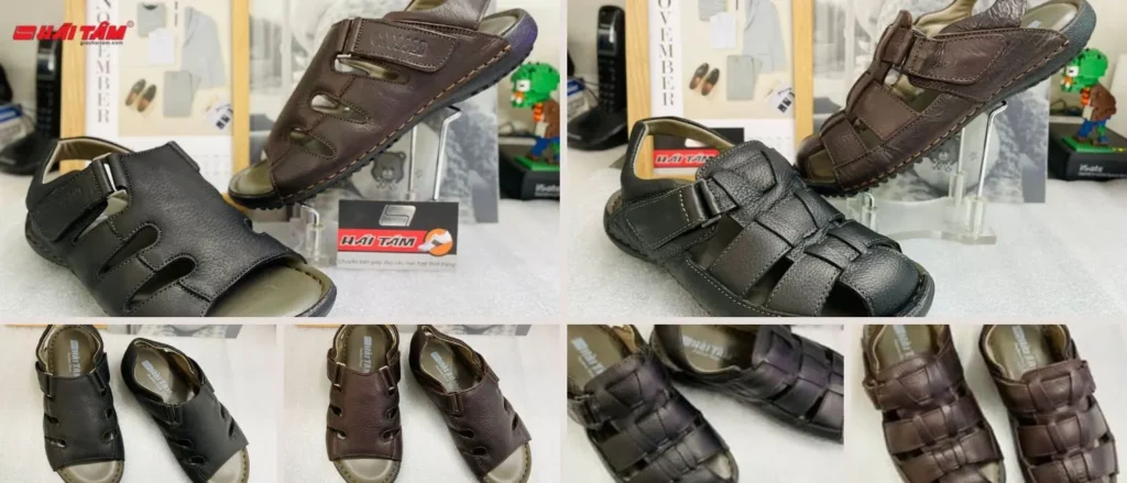 Bộ sưu tập sandal da nam cao cấp – thoáng mát mùa hè tại Giày Hải Tâm Đà Lạt